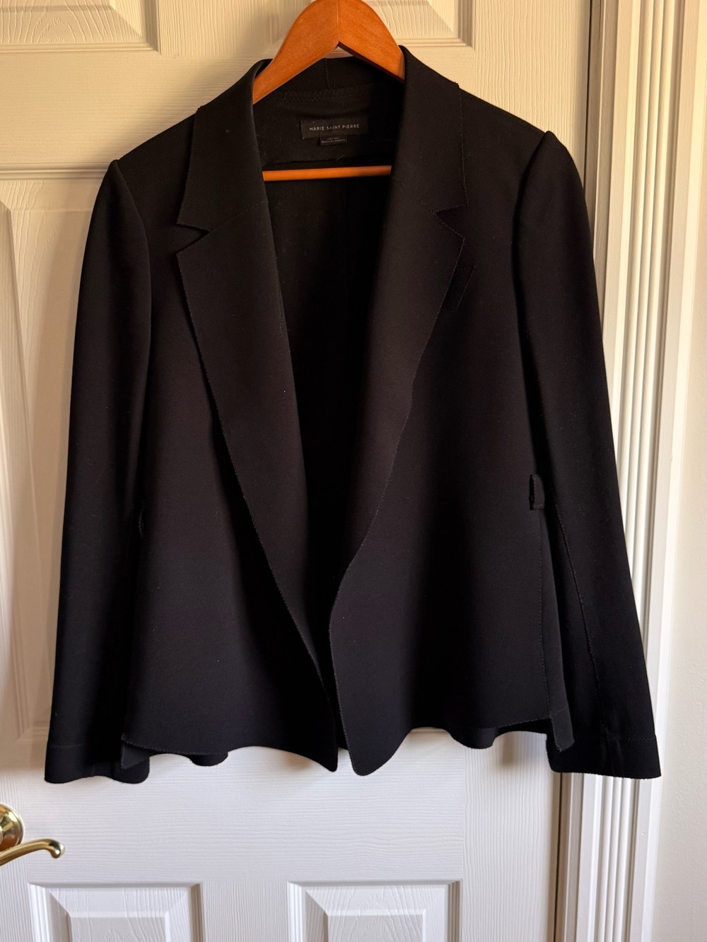 Marie Saint Pierre Black Stretch Blazer
